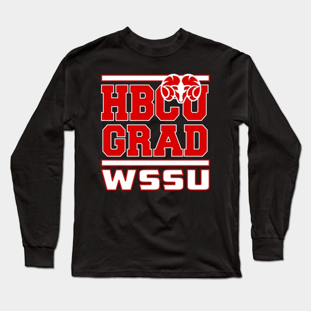 Winston Salem State 1892 University Apparel Long Sleeve T-Shirt by HBCU Classic Apparel Co